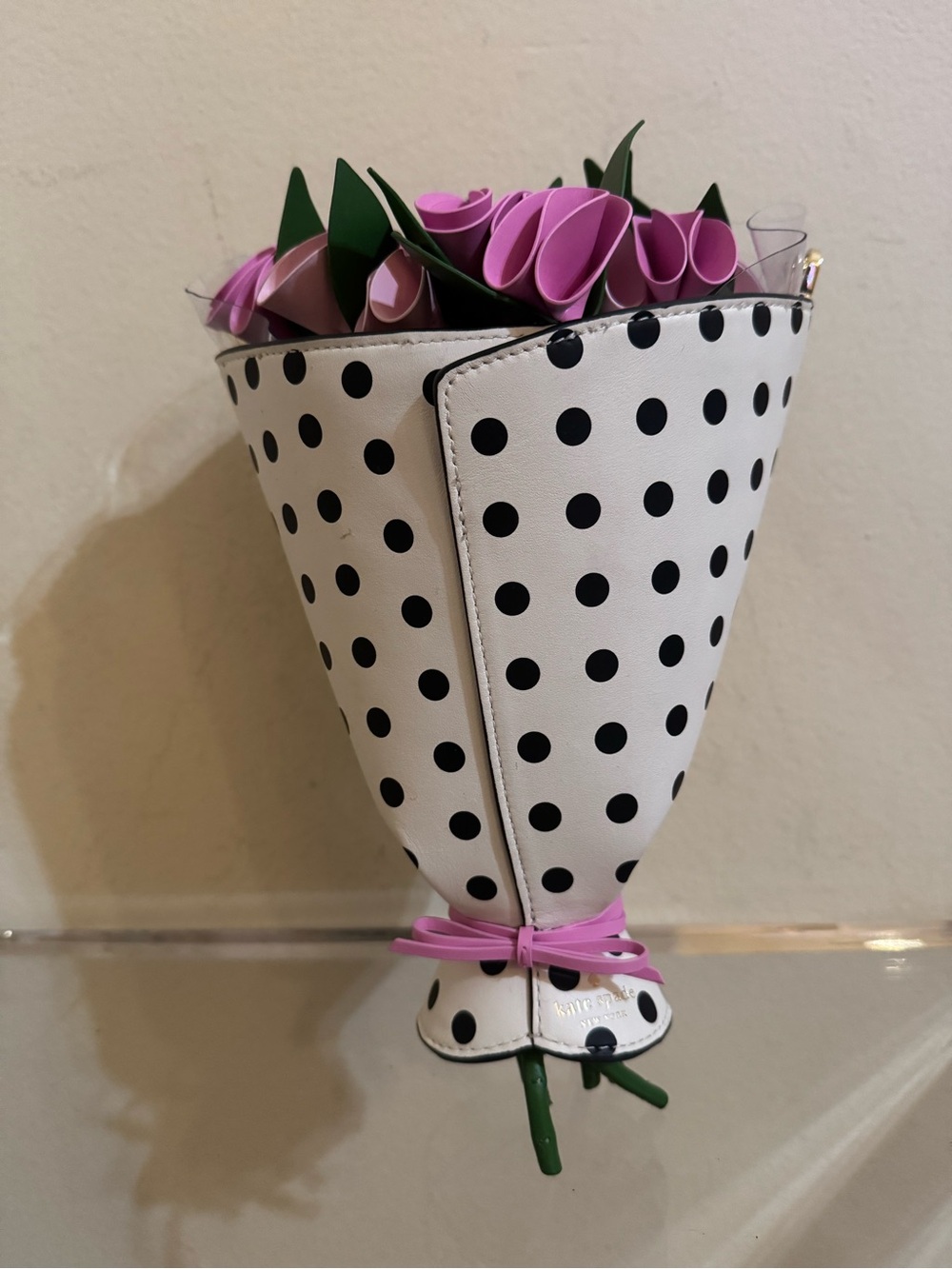 Kate Spade Flora 3D Bouquet Leather Crossbody Bag Multi - Picture 2 of 8